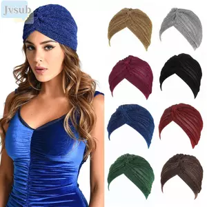 JVSUB Quấn Đầu Mềm Co Giãn Băng Đô Phụ Kiện Tóc Ung Thư Chemo Beanies
