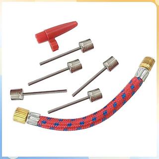 Bộ dụng cụ kim bơm 1 bộ, ống kim cho bóng thể thao, bóng rổ, bóng chuyền, xe đạp; bơm lốp xe, đồ bơm hơi