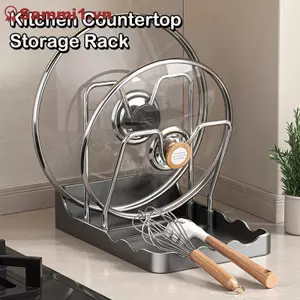 Nắp nồi nhà bếp ZK và giá đỡ thớt đa chức năng Giá đựng đồ VN