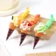 Móc Khóa Kem ZENZON, Hoạt Hình Dễ Thương Thực Tế Món Tráng Miệng Pendan, Dễ Thương Sáng Tạo Hương Trái Cây Mô Phỏng Thực Phẩm Kem Móc Khóa Nam