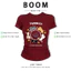 BOOM Áo Baby Tee Nữ Cotton Ôm Body-Áo Thun Ngắn Tay Y2K In Hình PhongCách Mùa Hè, Cổ Tròn Hàng Đầucách hàn quốc phong082