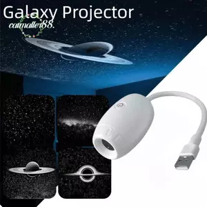 Đèn LED bầu trời đầy sao CATMALLER88, Máy chiếu Galaxy chạy bằng USB lấy nét có thể điều chỉnh, 3 mức độ sáng có thể điều chỉnh 5V1A Đèn chiếu sao Thổ Trang trí phòng ngủ