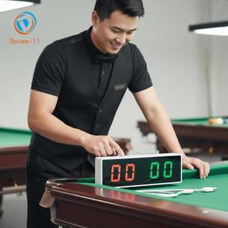 Dovewill Bi-a Điểm Đếm Khả Năng Hiển Thị Cao LED Kỹ Thuật Số Bảng Điểm Di Động Để Bàn Thiết Bị Chấm Điểm Cho Bida Hall Và Gia Đình
