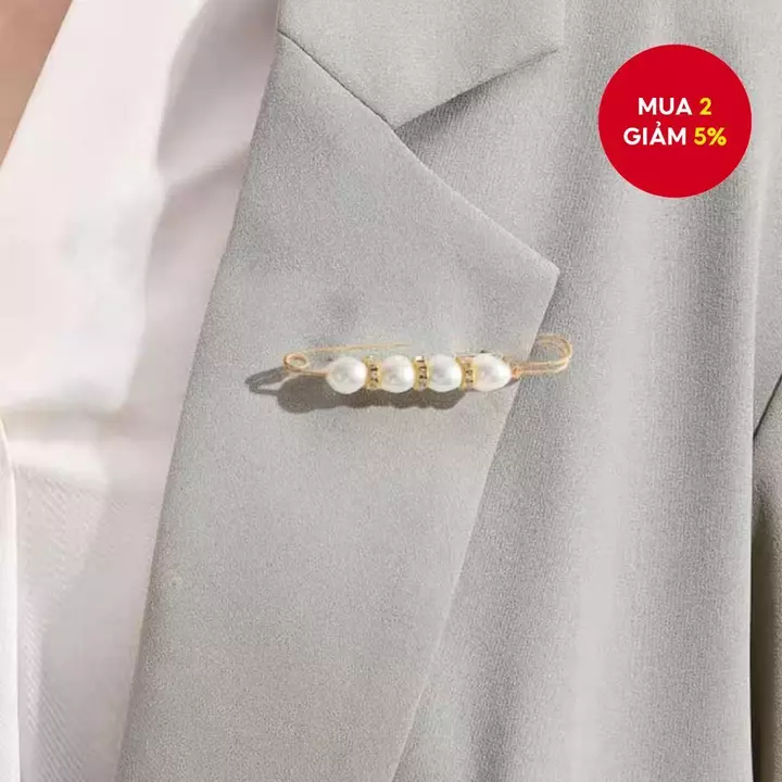 Kẹp chống trượt 4 chiếc, Trâm cài có thể điều chỉnh cho quần / váy, Pin đa chức năng cho nữ
