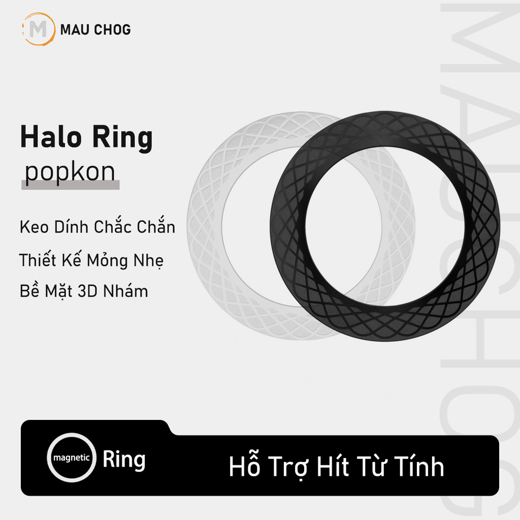 Miếng Dán Vòng Nam Châm Hỗ Trợ Từ Tính Cho Điện Thoại iPhone Samsung Xiaomi Pixel