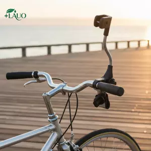 Thép không gỉ Springevenstar 360° Hỗ trợ ô có thể xoay được cho xe đạp Thiết kế có thể điều chỉnh và chịu thời tiết Springevenstar