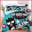ST2 BADBADTZ-MARU 3IN1 Ga trải giường Vỏ chăn gối Bộ chăn ga gối Phòng ngủ gia đình Bộ đồ Anime có thể giặt được TS2