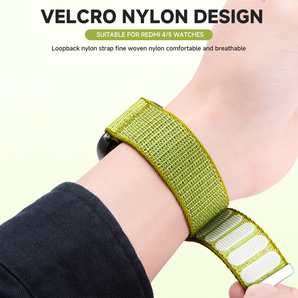 Dây đeo Nylon cho Mi Band 10Pro / 8Pro / 9Pro Vòng đeo tay thay thế đàn hồi thể thao WatchBand Correa cho Redmi Watch 6 5 4 Phụ kiện