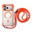 ốp lưng iphone Áp dụng cho iPhone 17 - ốp lưng chống rơi kép có bốn góc và ốp điện thoại kẹp từ tính vẽ tranh Apple 16 màu có bảo vệ dây đeo vai.dây đeo điện thoại