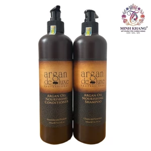 Cặp dầu gội xả dành cho tóc hư tổn Argan Deluxe Oil 500mlx2 [ MK ]