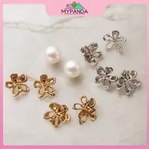 MYPANDA 10 Chiếc Mini Kim Loại Vuốt Tóc Kẹp Vàng Bạc Hoa Bướm Cá Mập Nhỏ Kẹp Ins Mũ Hàn Quốc Dành Cho Nữ Phụ Kiện Tóc.