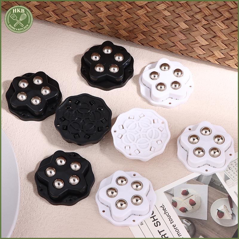 [SH] 4 Bánh Xe Bánh Xe Tự Dính Siêu Chịu Lực 5 Hạt 360° Bánh xe xoay cho hộp đựng thiết bị gia dụng [VN]