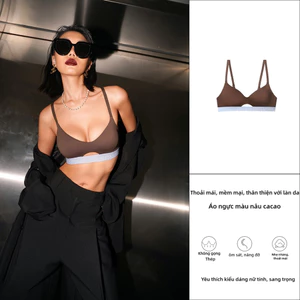 Bra nữ kiểu ba lỗ bộ đôi phong cách quyến rũ, thoáng khí tốt, ôm sát cơ thể, không áp lực ngực, mẫu hot mùa hè