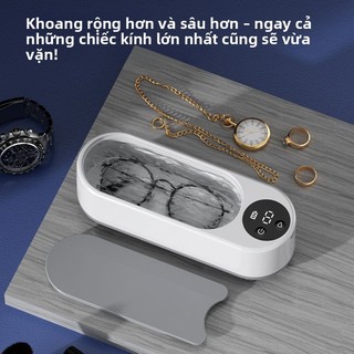 Máy làm sạch siêu âm gia dụng đa chức năng Trang sức Bàn chải trang điểm Máy làm sạch kính Máy làm sạch điện Mini cầm tay
