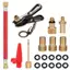AIHOM 26 Chiếc Đồng Xe Đạp Van Adapter Bộ Bơm Bơm Bơm Hơi Cho Lốp Xe Đạp Bóng Đá Đi Xe Đạp Phụ Kiện,