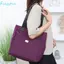 Túi đeo vai FUJIOU, Túi xách sức chứa lớn thực tế bằng Nylon, Túi Tote thanh lịch đơn giản đa năng Sử dụng công việc
