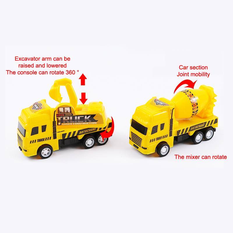 Phu 1 PC giáo dục xe ô tô trẻ em Kid kéo trở lại Đồ chơi Chiến binh kỹ thuật Xe Mô Hình Bốn mini xe VN