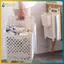 Giỏ đựng quần áo bẩn treo tường BVY Giỏ đựng đồ gấp dung tích lớn Thiết kế rỗng chịu tải mạnh để thông gió.