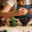 < Pluscloth > Bộ đồ thủ công đính cườm 3d – Bộ thủ công đính cườm trang trại dơi chim thủ công với hướng dẫn từng bước dành cho người lớn Người mới bắt đầu Món quà hoàn hảo cho các nhà thủ công Đông Nam Á DIY Bead Cra