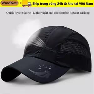 Mũ chống nắng WOODNEST Thời trang Chạy bộ đường dài Cắm trại Mũ Tennis Golf