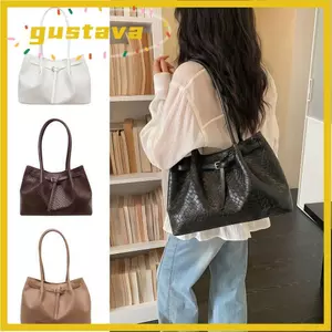 Túi Đeo Vai GUSTAVA, Túi Xách Da PU Dung Tích Lớn, Thời Trang Đa Năng Retro Màu Trơn Thanh Lịch Đi Học / Du Lịch / Làm Việc