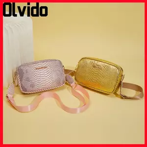 Túi đeo vai OLVIDO, Túi đeo chéo màu trơn đa chức năng, Túi đựng điện thoại Mini dung tích lớn bằng da PU dễ thương dành cho nữ