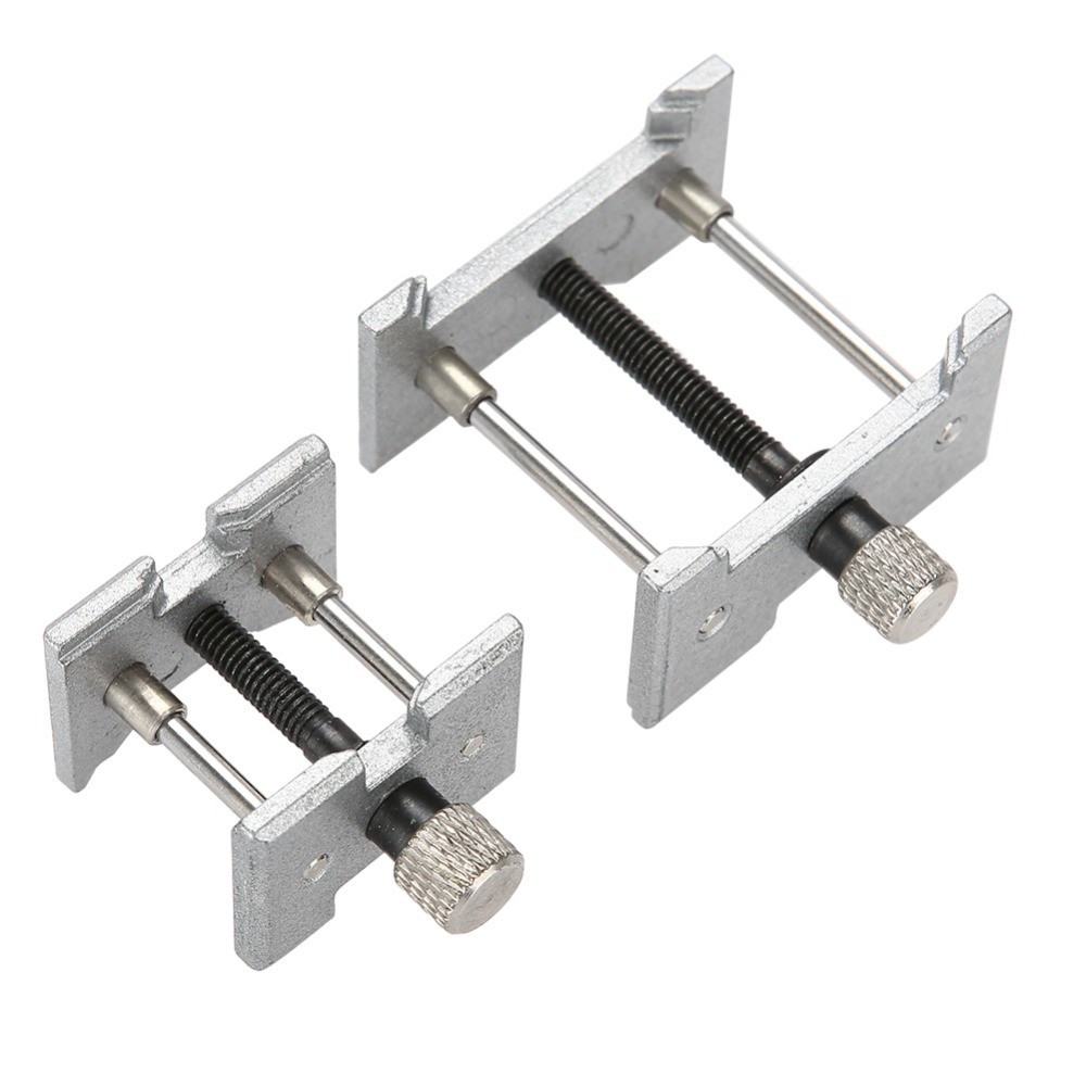 Công cụ sửa chữa đồng hồ NEWIDEA 2 chiếc, Bộ 2 kích cỡ bao gồm Giá đỡ chuyển động đồng hồ, thiết kế kẹp ổn định Chất liệu kim loại rắn bền bỉ để sử dụng lâu dài Đế chuyển động đồng hồ