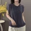 Áo sơ mi nữ tay ngắn dáng rộng và thời trang phiên bản Hàn Quốc mới mùa hè