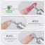 Dây chà nhám móng tay Mini cho móng tay Giấy nhám Giá đỡ vòng Dụng cụ nghệ thuật làm móng bằng thép không gỉ Phụ kiện khoan móng tay [mới]
