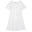 Phụ Nữ Chắc Chắn Trắng Váy Ngủ Bộ Đồ Ngủ Nữ Vintage Retro Cotton Đồ Ngủ Váy Ngủ