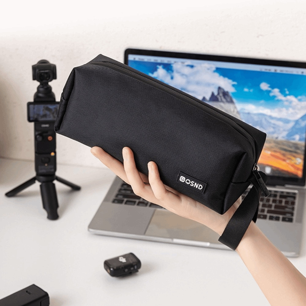 Túi đựng máy ảnh STABFOAM, Camera hành động có tay cầm, Vỏ lưu trữ vải 600D chống nước cho DJI Pocket 3 / 4 dành cho du lịch