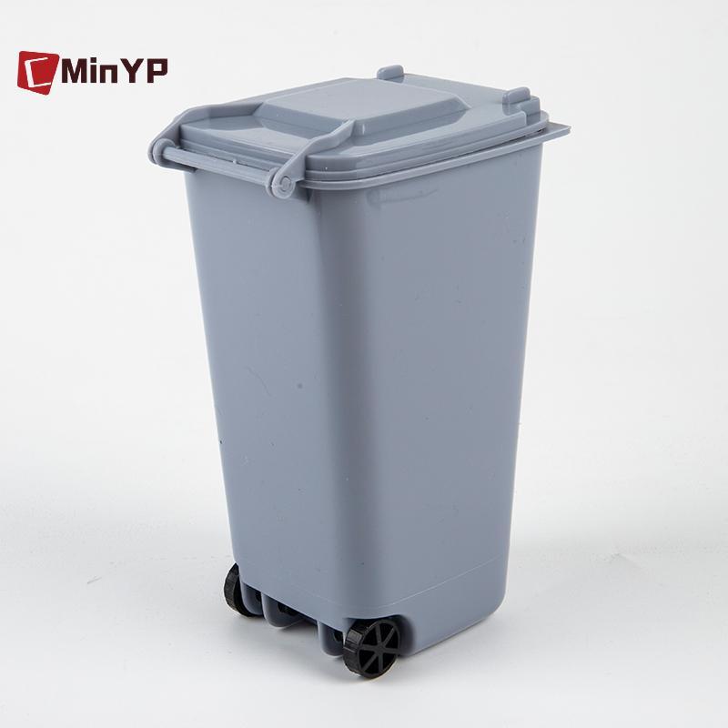 CMinYP Mini Để Bàn Thùng Rác Thùng Rác Nhựa Có Nắp Hộ Gia Đình Sạch Thùng Rác Để Bàn Vinh Quang