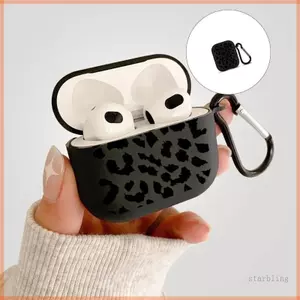 Ốp Lưng TPU Thời Trang Ngôi Sao Có Họa Tiết Chống Trơn Trượt Cho Tai Nghe Thế Hệ 1 2 3 4 Trong Sleekly Họa Tiết Da Báo Bao Túi