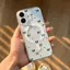 Ốp lưng iPhone 16/15/14/13 Pro Max Bướm Bạc Nhẹ Nhàng Thanh Lịch Chống Trầy Cao Cấp