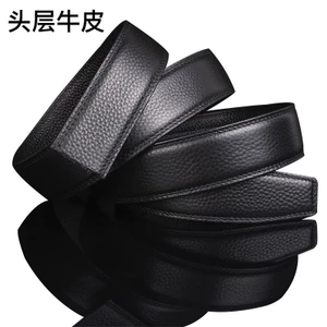 Dây đai không khóa 32516 / Phong cách nam / Phong cách cạnh / Phong cách đường bước / Da bò lớp đầu tiên / Thắt lưng tự động / Chiều rộng 3,5cm / Thắt lưng da thật / Thắt lưng quần mềm mại / Cao cấp / Dây đai không khóa