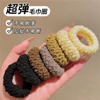 Dày dây buộc tóc nữ mở rộng, cao su liền mạch, buộc đuôi ngựa, vòng 5.24 8QCO