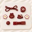 Set Charm Đỏ Cherry Hello Kitty & Thỏ Mini 🍒🎀 Charm Nơ Đỏ Ngọt Ngào Style Vintage Cute Hàn Quốc ✨