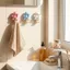 Máy cắt móc hộp dễ thương PYCOU, Dụng cụ mở hộp Kawaii không đục lỗ có thể thu vào, Móc lưu trữ dính hình ma đa chức năng di động tại nhà