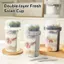 600ML Salad Yến Mạch Cốc Ăn Sáng Cốc Đôi Ngũ Cốc Hạt Sữa Chua Bộ Hộp Đựng Có Giá Đỡ Thay Đồ Phuộc Chuẩn Bị Bữa Ăn [VN]