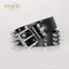PNPIA- Sáng Tạo Mắt Đinh Tán Dây Goth Phong Cách Pin Bule Nam / Nữ Thời Trang Thường Ngày Phong Cách Punk Pu Da Dây Thắt Lưng Cho Quần Jean Y2K Thắt Lưng