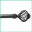 Rèm có thể mở rộng Cực treo rèm trang trí 30-90 Inch có thể điều chỉnh với Finials Thanh rèm kính thiên văn cho jiwvn
