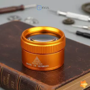 Kính lúp kính lúp 30X 36mm K9 Đồng hồ trang sức chính xác Đồng hồ kiểm tra tem tiền xu Thiết kế cầm tay di động cho người sưu tập mới