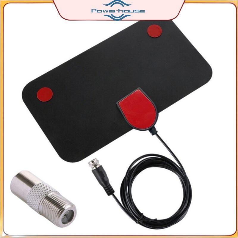 Ăng-ten TV ĐIỆN HDTV DVB-T2 Flat HD Kỹ thuật số trong nhà khuếch đại phạm vi 50 dặm TVFox.