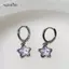AqToCna Gothic Giấc Mơ Dễ Thương Cổ Tích Ánh Trăng Đá Ngôi Sao Mặt Dây Chuyền Bông Tai Cho Egirl Y2K EMO 2000s Bông Tai Kẹp Goth Vintage Phụ Kiện Trang Sức AqToCna