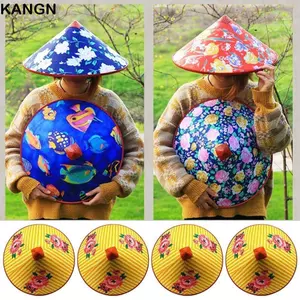Mũ chống mưa KANGN, Trang phục đám cưới Muitistyles Mũ Pompom Mexico, Phong cách Hawaii Thể hiện Mũ rơm Mũ chống nắng ngoài trời