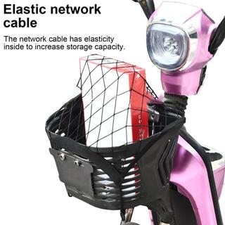 Lưới chở hàng có thể điều chỉnh cho xe máy Lưới Bungee chở hàng bằng vải Polyester đàn hồi cao với 4 móc dày Dễ dàng lắp đặt hdjvn