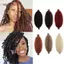 AqToCna 16 Inch Kinky Twist Marley Bện Móc Tóc Tổng Hợp Pre-Separated Springy Afro Twist Tóc Cho Bướm Locs Bím Tóc AqToCna
