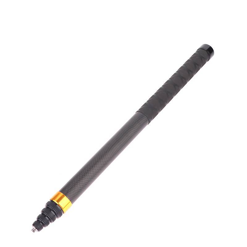 MUQV 3M Sợi Carbon Vô Hình Phiên Bản Mở Rộng Selfie Sti Có Thể Điều Chỉnh Cực Nối Dài Cho Máy Ảnh Toàn Cảnh Insta360 Camera Hành Động n