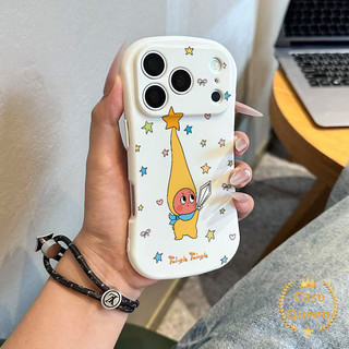 Tương thích với iPhone 17 15 16 12 13 14 11 Pro Max 14 Plus Full Màn hình Ngôi sao đầy màu sắc Vỏ nhân vật hoạt hình ngôi sao
