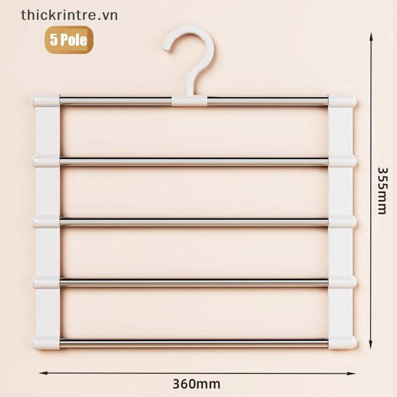 THI Móc Treo Quần Inox Gấp Gọn Tiết Kiệm Không Gian Tủ Quần Áo, Thang Treo Tổ Chức